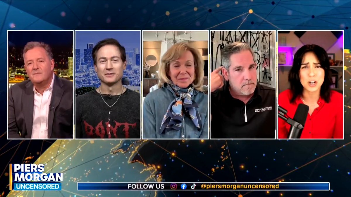 "We may be the first generation who won't die." Bryan Johnson starts explaining why America could become the healthiest country in the world - before Francesca Fiorentini cuts in. 📺 Piers Morgan | Bryan Johnson | Grant Cardone | Francesca Fiorentini