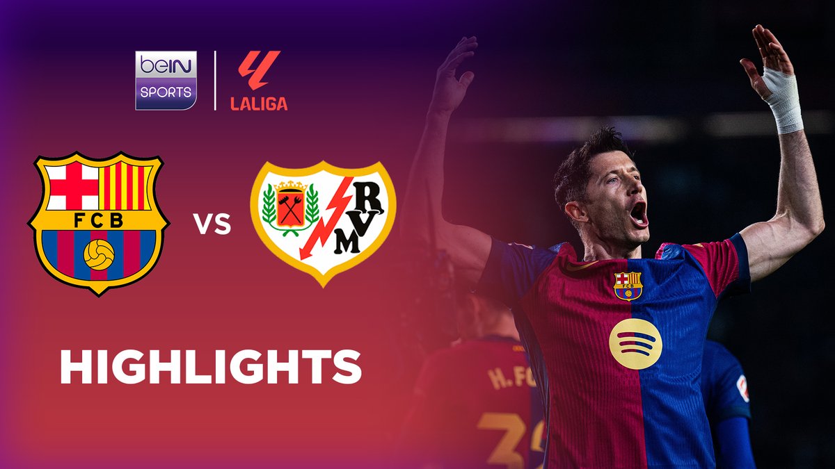 Barcelona 1-0 Rayo Valecano Lewandiwski 20 Gol Pedri Show 🌟 Barcelona 51 Real Madrid 51 Atletico Madrid 50 Laliga ya cuma 3 tim itu saja yang rebutan Juara, selebihnya pemandu sorak.