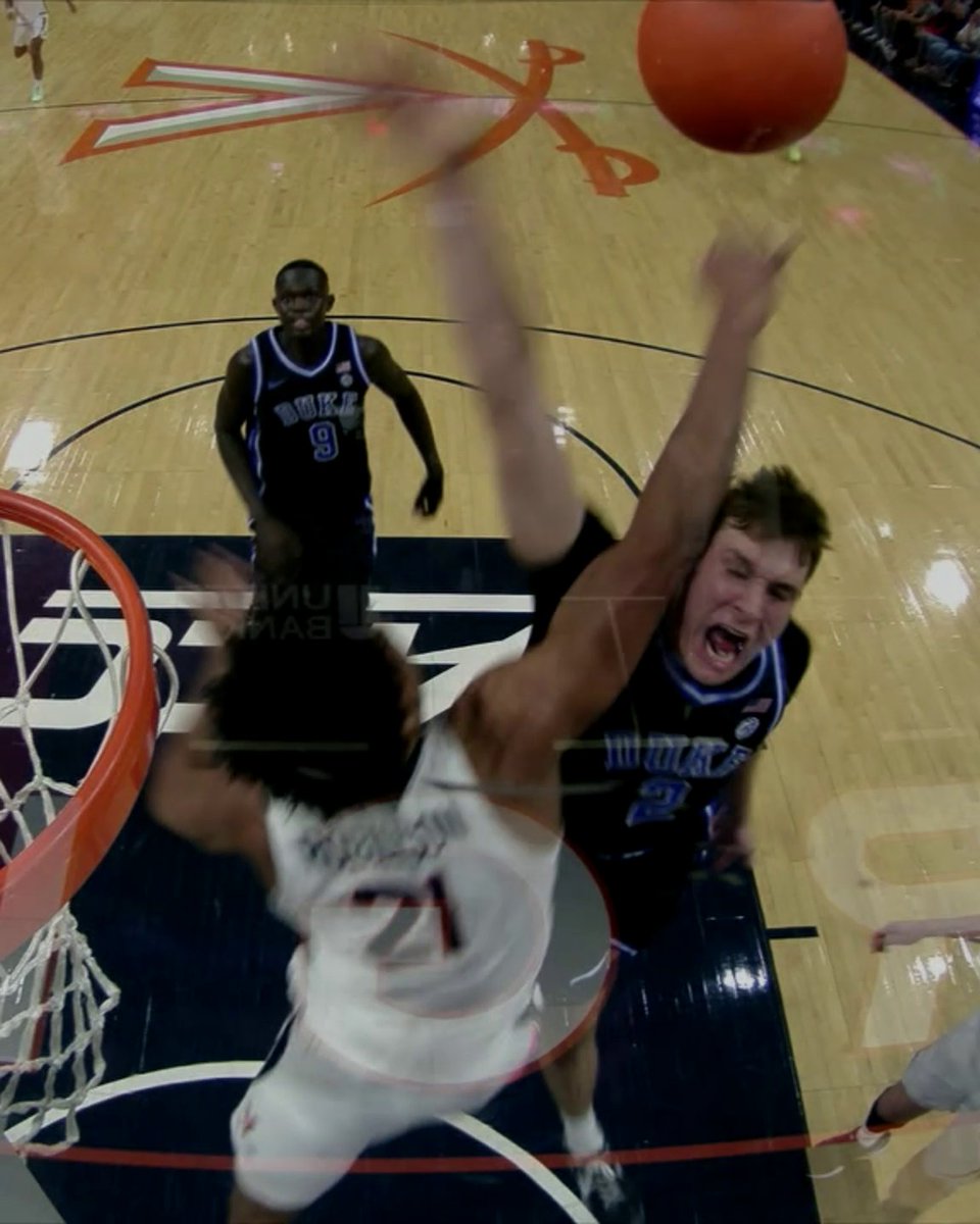 ANTHONY ROBINSON MET COOPER FLAGG AT THE RIM 😱