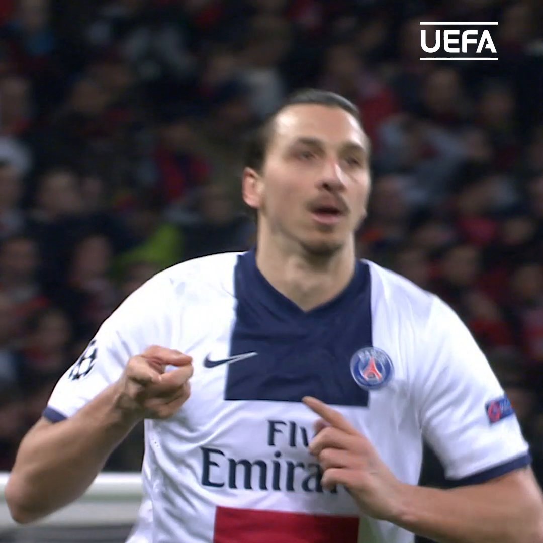 🚨Il y a 11 ans jour pour jour, Zlatan Ibrahimovic claquait CE BANGER à Leverkusen ! 🚀🎯 Doublé pour le suedois, victoire 0-4 du PSG ✅