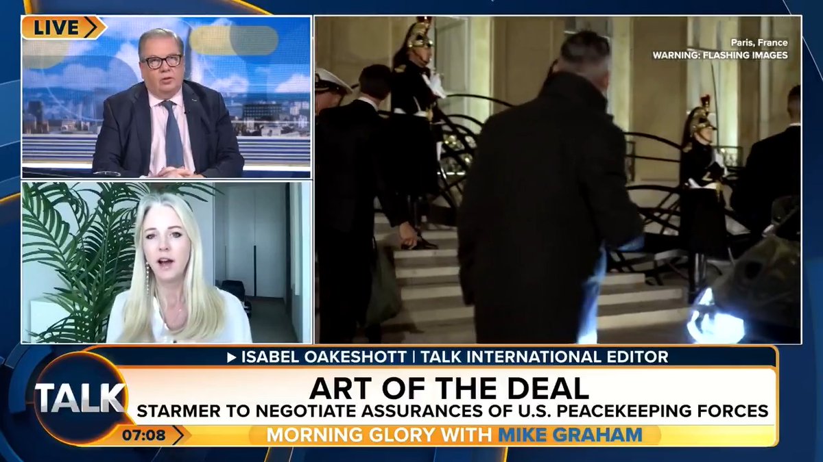 "Keir Starmer is a desperate prime minister in search of a good war!" Isabel Oakeshott says Keir Starmer’s declaration that he is prepared to put British troops in Ukraine "is a political plot". Isabel Oakeshott | Mike Graham 🇬🇧