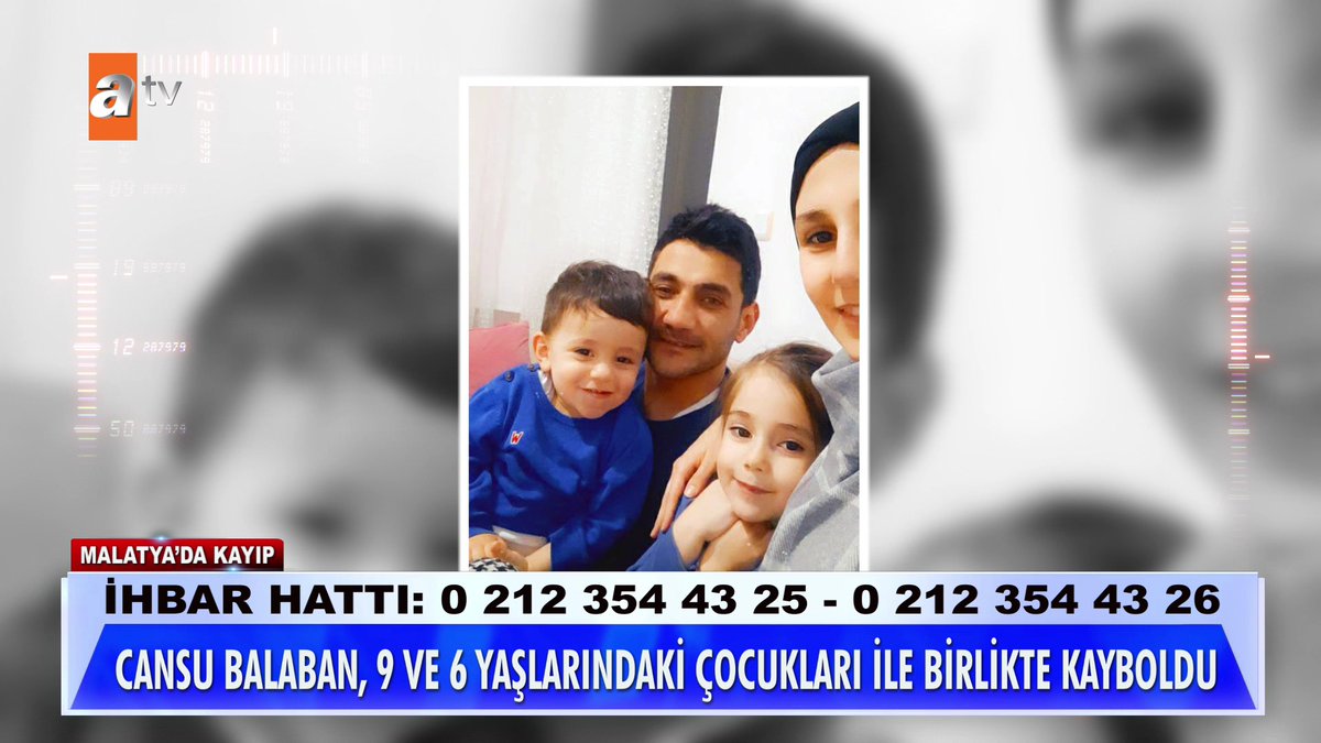 Cansu Balaban, 9 ve 6 yaşlarındaki çocukları ile birlikte kayboldu. #MügeAnlıİleTatlıSert #MügeAnlı atv