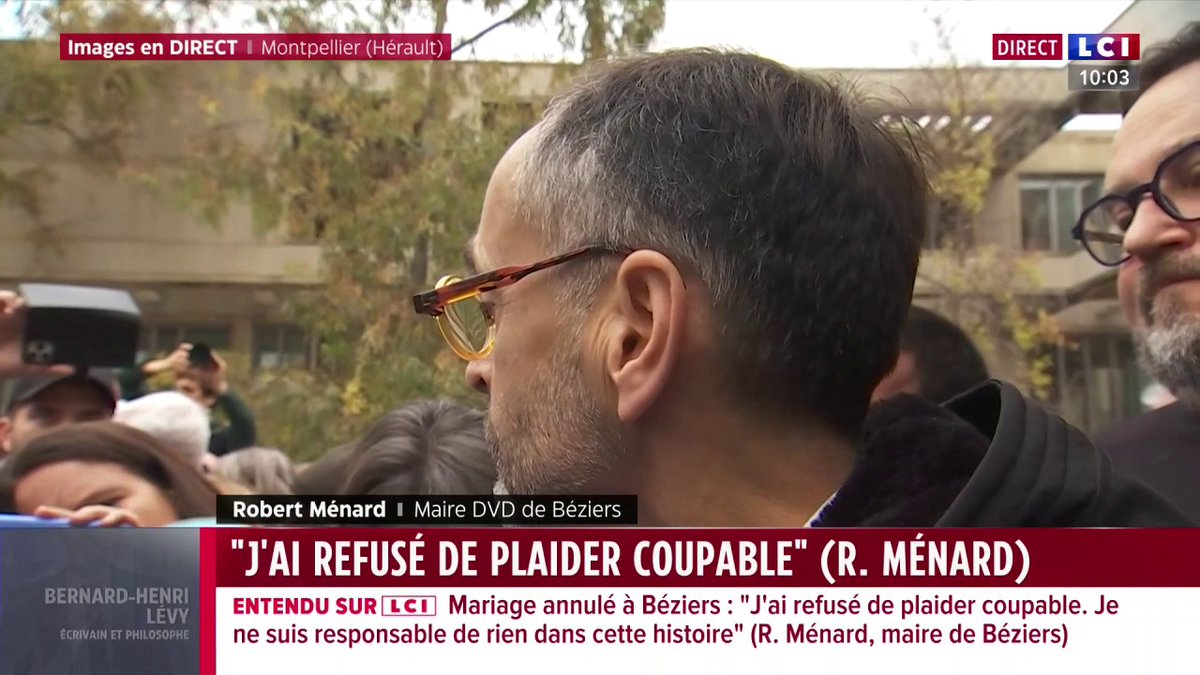 🔴 Refus de marier un Algérien sous OQTF 🗣️ "On m'oblige à marier quelqu'un qui est lui-même obligé de quitter le territoire." 👉 Robert Ménard, maire de Béziers