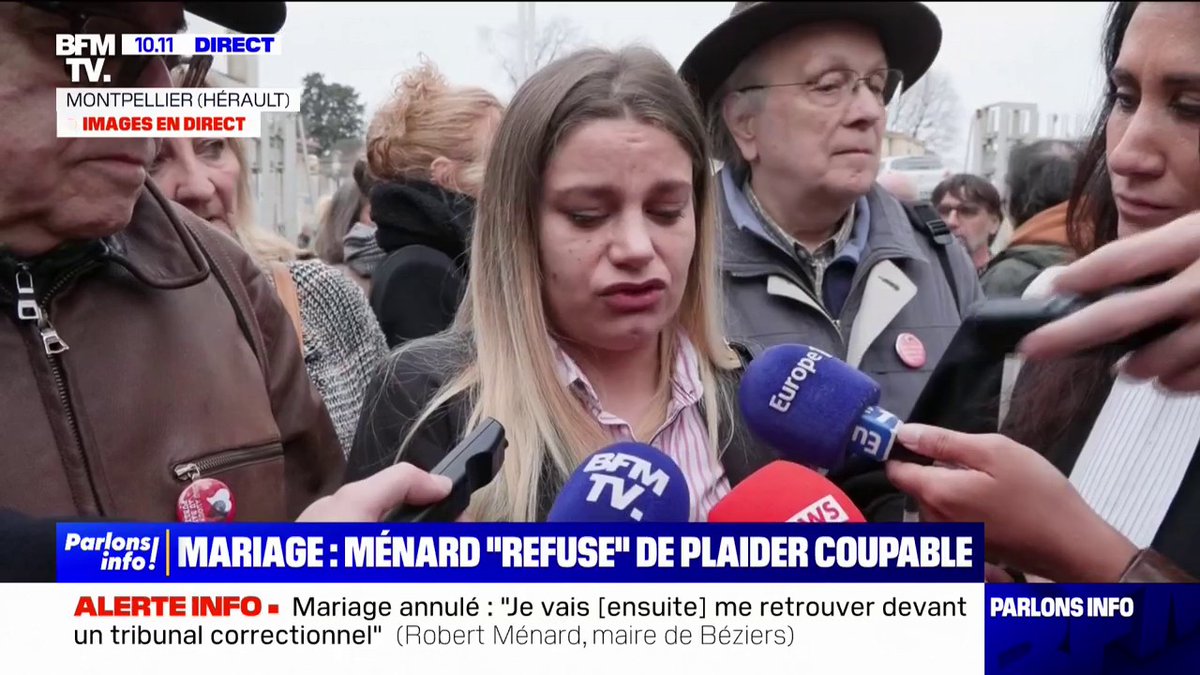 💬 "Je ne lâcherai jamais l'affaire" La réaction d'Eva, dont le mariage avec Mustapha - un Algérien sous OQTF - a été annulé, après la comparution de Robert Ménard