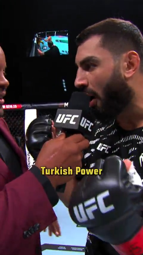 "Do you like Turkish POWER!?!" 🇹🇷 🧨 Expect fireworks from Ibo Aslan at #UFCSeattle!