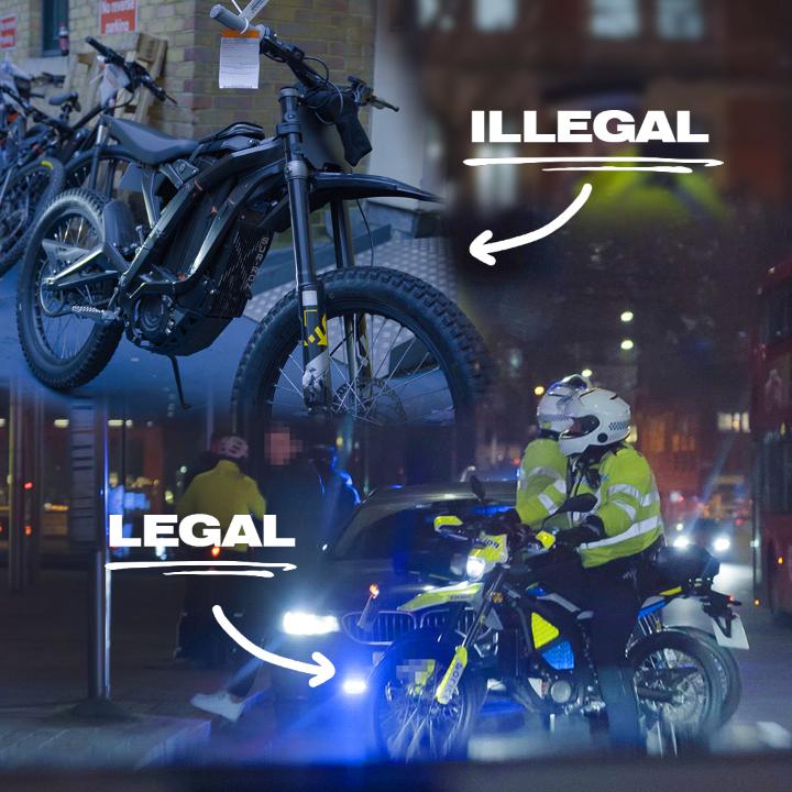 We've been cracking down on Surrons and e-bikes modified to exceed the 15.5mph speed limit for e-bikes. If you own an electric bike, know the law - if you're caught with a de-restricted bike, you could face fines, points on your licence, and even seizure of your bike.