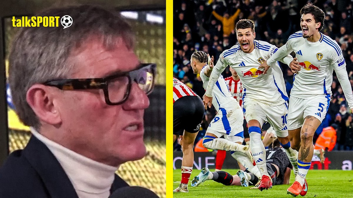 "You know when you're in the presence of greatness!" 🤩 Simon Jordan praises Leeds United after their 2-1 win against Sunderland in their fight for promotion back to the Premier League!
