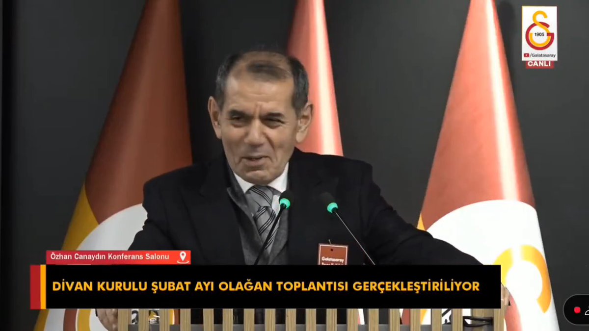 Kemerburgaz Metin Oktay Tesisleri klibi sonrası Dursun Özbek: "Video çalışması çok kısa olmuş 🙂 Yahu 15 bin metrekare yer yaptık, gösterdikleri yer..."