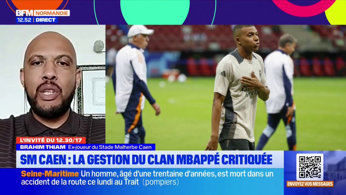 💬 "C'est plus que de la déception" La gestion du SM Caen par le clan Mbappé déçoit, à l'ombre de la relégation du club en National