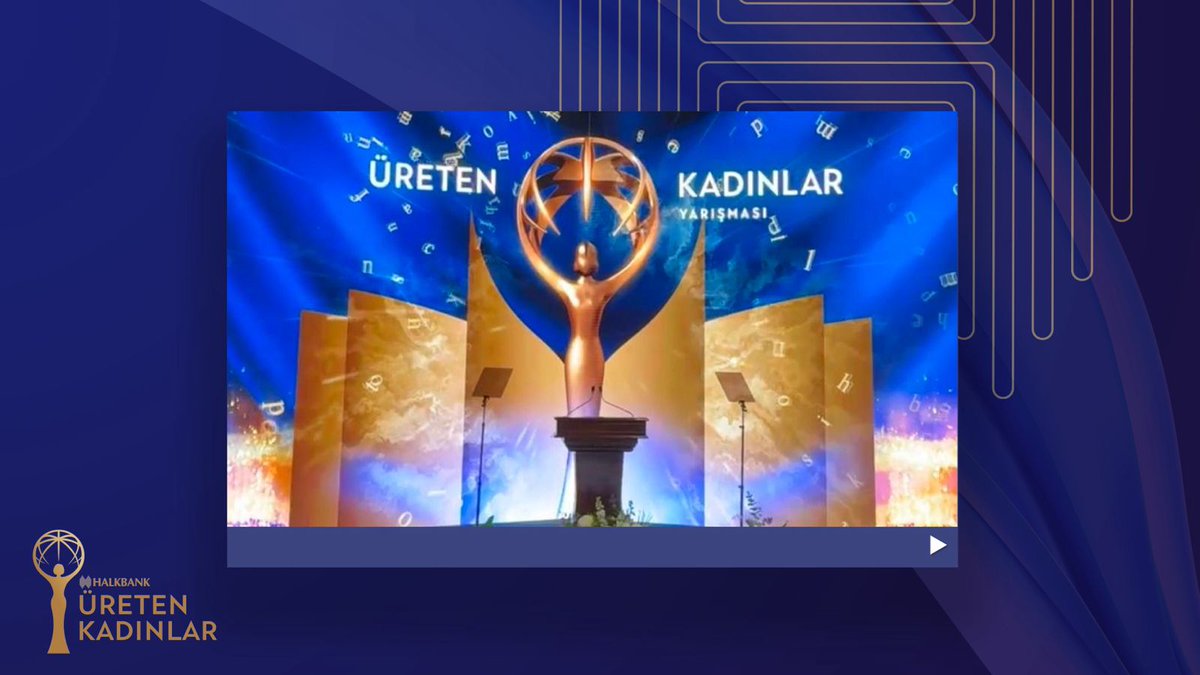 #Halkbank #ÜretenKadınlarYarışması’nda; Yılın Üreten Kadın Girişimcisi, Yükselen Yıldız, Sıfır Atık ve Sürdürülebilirlik, Teknoloji Tabanlı Kadın Girişimci, Kadın Kooperatifi ve Alev Alatlı Özel Ödülü Sayın Emine Erdoğan Hanımefendi tarafından kazananlara takdim edildi.