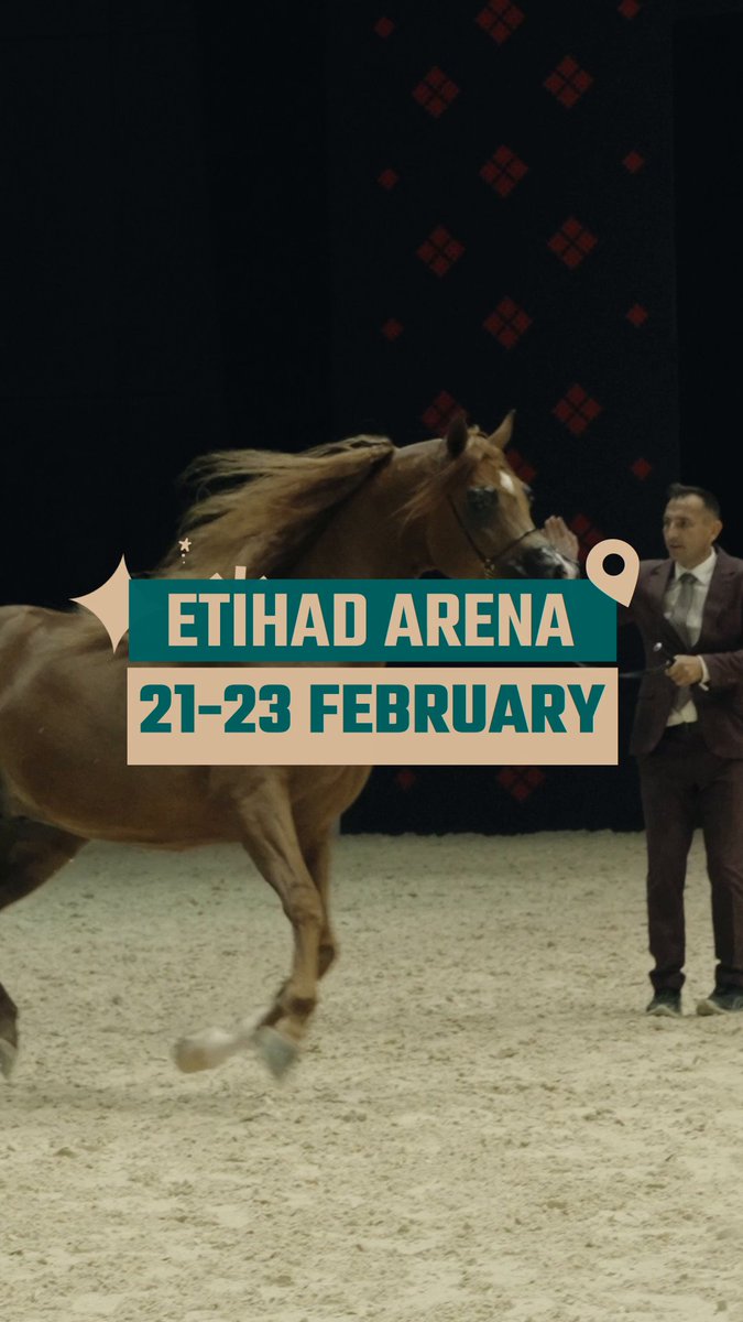 The prestigious International Arabian Horse Championship is back in the capital, featuring the most magnificent Arabian horses in the world! 🐎 Don’t miss out on this incredible event, kicking off this Friday! #InAbuDhabi