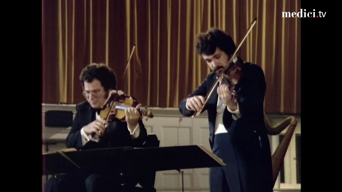 🎻✨ Watch Itzhak Perlman and Pinchas Zukerman—two of the world's leading violinists—performing together for the very first time in 1977! Watch them as they bring to life the captivating Halvorsen/Handel's Passacaglia. 🎻✨