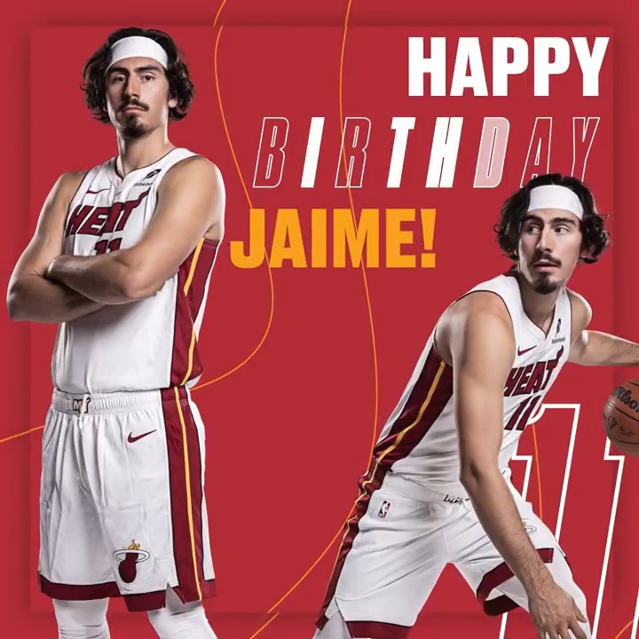 It's Jaime Jaquez Jr's day! 🎂 Don't scroll past this without wishing Jaime a happy birthday!