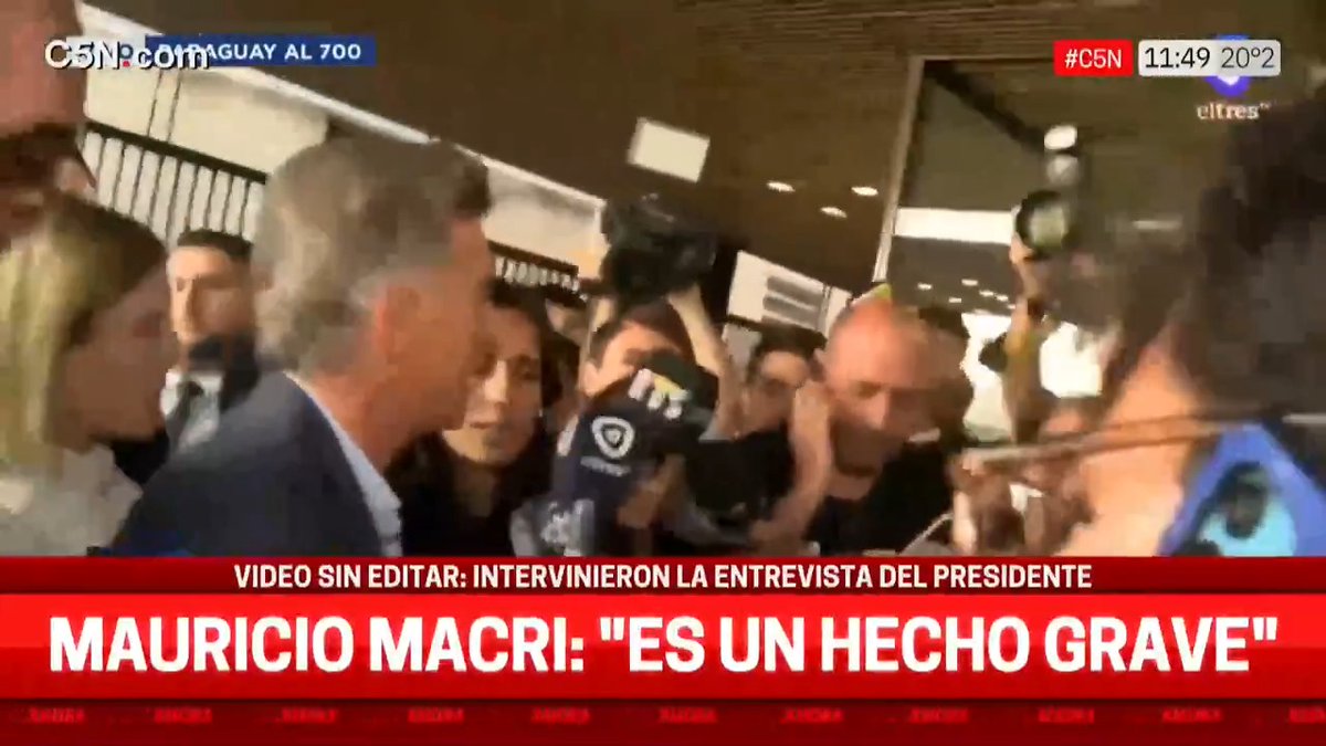 🗣️ Mauricio Macri: "Es un hecho grave" 📲 Seguí #C5N EN VIVO por 👉