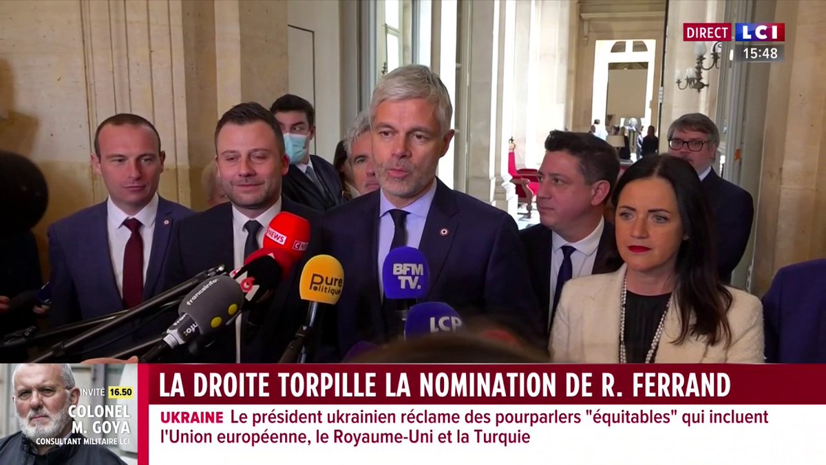 🔴 Les députés LR ont décidé à l'unanimité de s'opposer à la nomination de Richard Ferrand à la tête du Conseil constitutionnel.