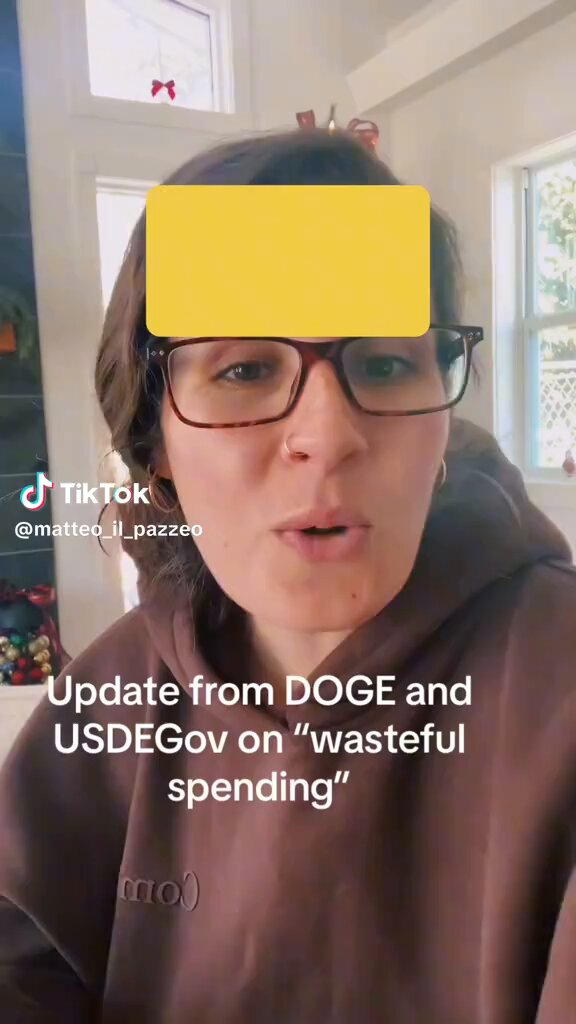 Here’s a great example of how DOGE is propagating claims of huge waste they claim to be uncovering. They have an army of useful idiots masquerading as ‘citizen investigative journalists’. Sigh….. 🎥 TikTok @matteo_il_pazzeo