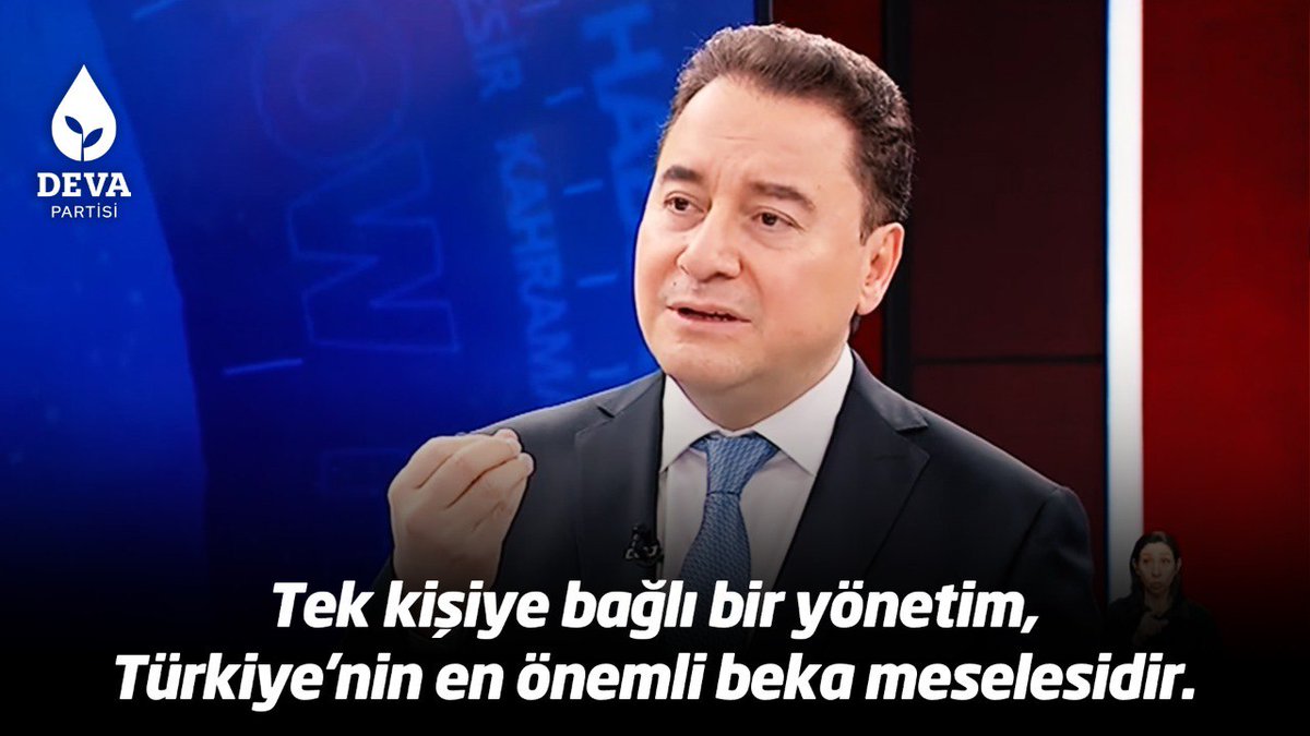 Tek kişiye bağlı bir yönetim, şu anda Türkiye'nin en önemli beka meselesidir.