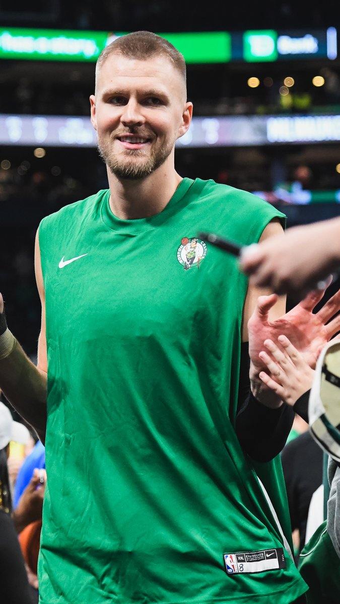 KP loves Boston and Boston loves KP ☘️ Watch Kristaps Porzingis break down his strong bond with the fanbase in New England Connection: