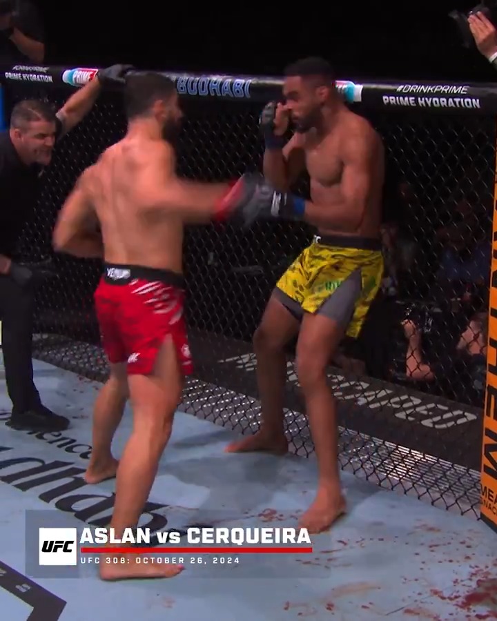 51 SECOND KO ⏰ #UFCSeattle Ibo Aslan doesn't mess around in the Octagon 🇹🇷 😮💨