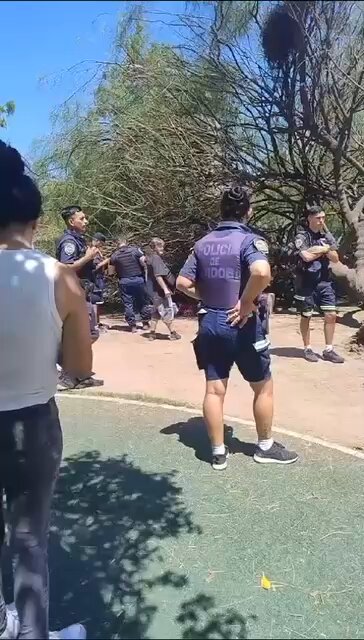 🔴14:50 Un árbol cayó sobre una persona en la plaza Alberdi, en barrio General Paz de Córdoba.