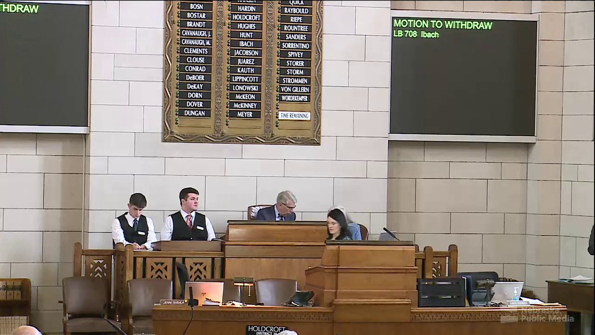 Sen. Ashlei Spivey asked Sen. Loren Lippincott for clarification on his use of the term "DEI hire" in his newspaper column on federal aviation hiring practices during #neleg debate Tuesday. Lippincott faced criticism for his article all morning.