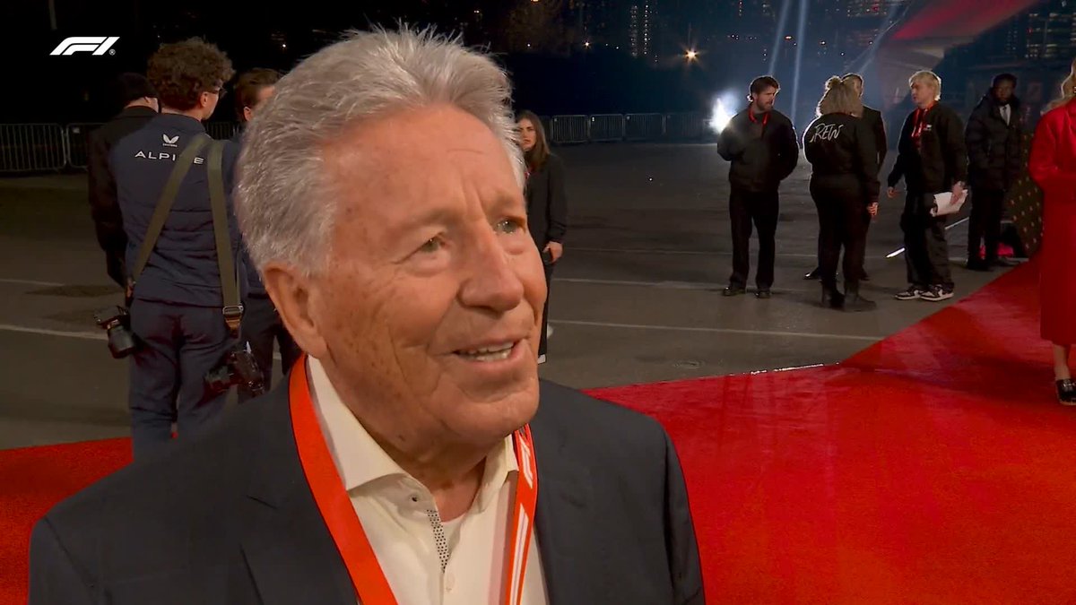 Well hello, Mario Andretti! 👋 #F175LIVE