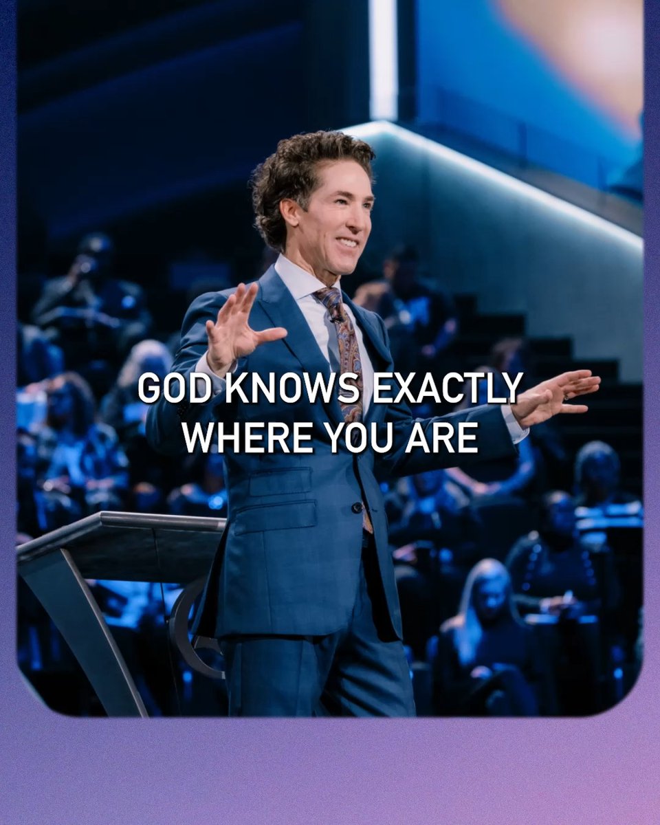 God can see things you can’t see. He has plans for you that you’ve never thought of. If you knew what He has in store, you would wait for His plan to unfold. Check out this new message from Joel! "Trust While You're Waiting":