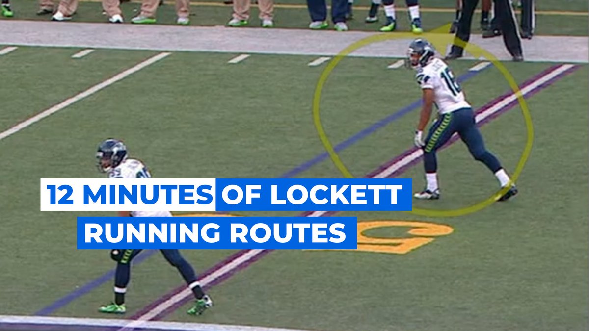 The art of Tyler Lockett running routes. 🎨