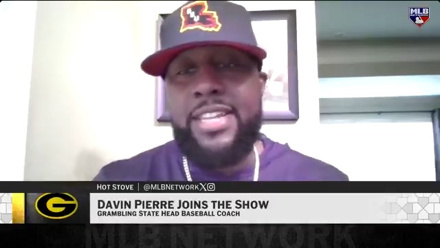 .Grambling State Baseball will take the field Friday on MLB Network at the 2025 Andre Dawson Classic! Head Coach CoachPierre37 joined #MLBNHotStove earlier to break down this year's squad and discuss developing his players on and off the field.