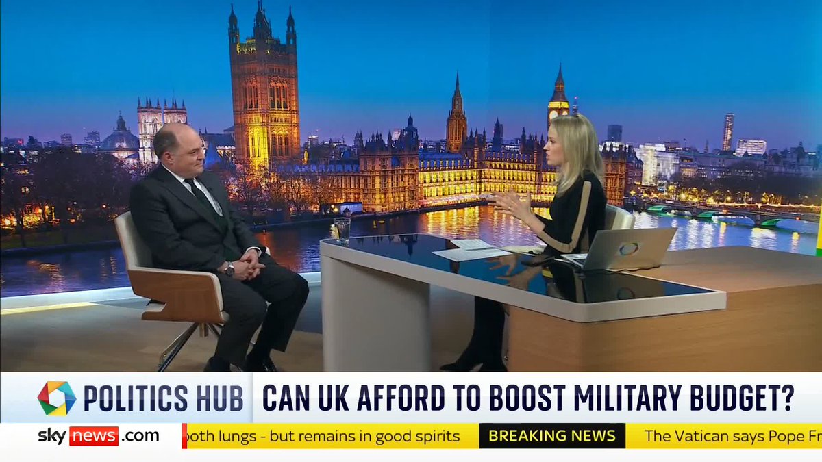 'The United States effectively removed its own skin from the game.' Former Defence Secretary Rt. Hon Ben Wallace says the peace negotiations to end the Ukraine War 'haven't got off to a great start'. #PoliticsHub 📺 Sky 501 and YouTube