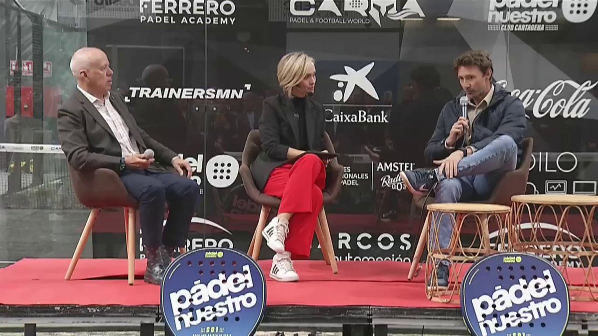 🎾 Hace unos días, Novak Djokovic señaló que el éxito de Carlos Alcaraz se debe a "su correcta educación, su entorno y su entrenador" ▶️ Esto ha contestado Juan Carlos Ferrero en la presentación del CARMA Padel &amp; Football World en Cartagena #Tenis | #Alcaraz | #Djokovic