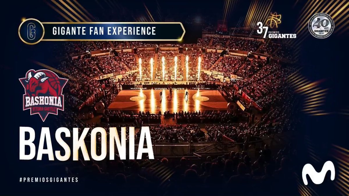 🏆Premio GIGANTE FAN EXPERIENCE🏆 🔵🔴 Baskonia Ofrecido por Movistar España #PremiosGigantes 🎖️