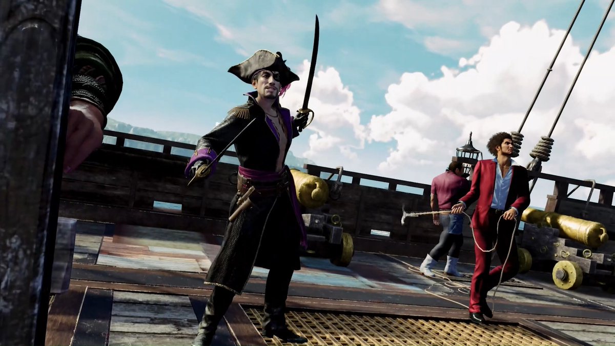 Don't forget to pre-order Like a Dragon: Pirate Yakuza in Hawaii to add Ichiban🐉 and Nancy🦞 to yer crew + 2 of Ichiban's iconic outfits to yer wardrobe. 🏴‍☠Like a Dragon: Pirate Yakuza in Hawaii sets sail Feb 21st 🎮Play the demo NOW