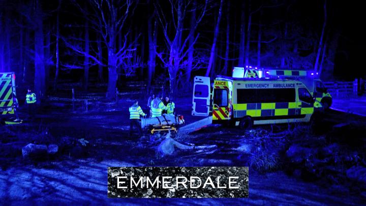 "We have one patient dead on arrival." #Emmerdale
