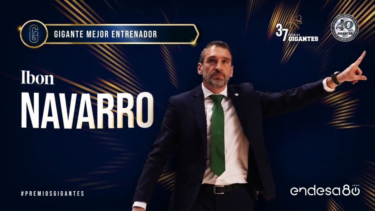 🏆Premio GIGANTE ENTRENADOR 2024🏆 🟢 Ibon Navarro @ibonnavarro, entrenador del UnicajaCB Ofrecido por endesa #PremiosGigantes 🎖️