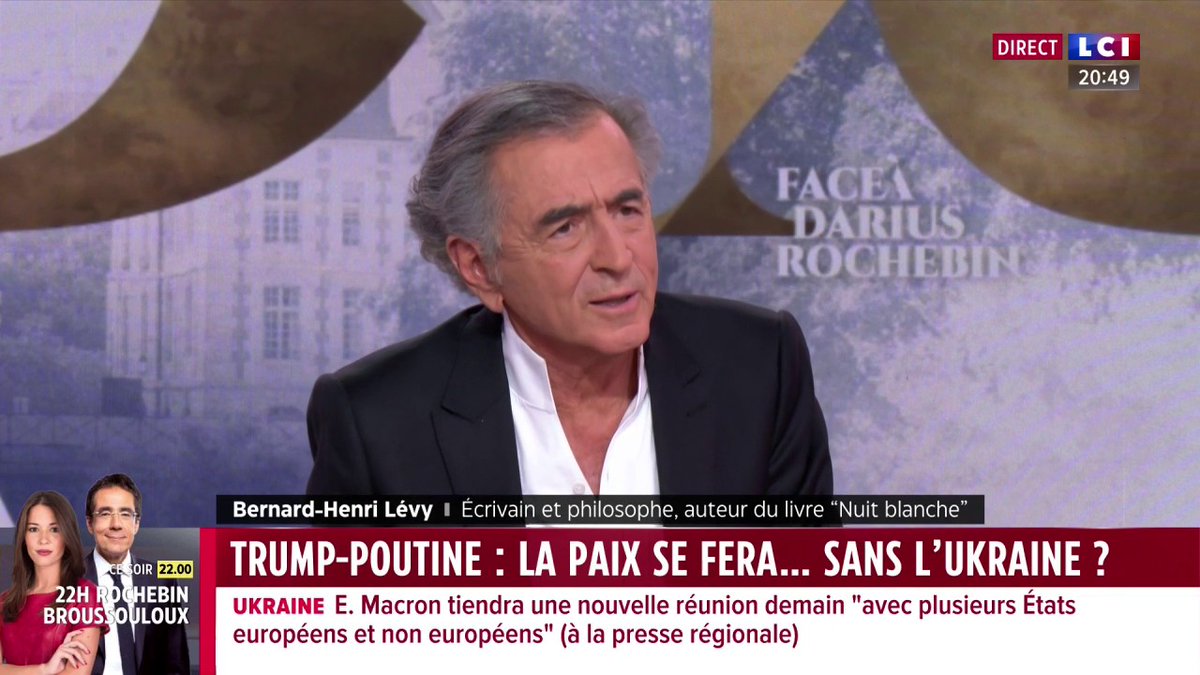 🗣️ "Trump n'aime pas l'Occident" pour Bernard-Henri Lévy ▶️ Darius Rochebin