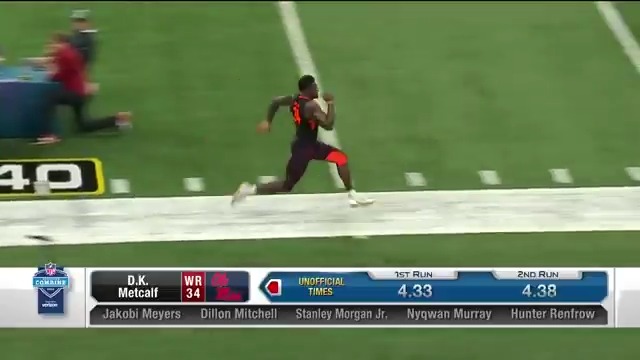 Throwback to when DeKaylin Metcalf was at the NFL Combine 😮💨 📺: 2025 #NFLCombine starts Feb. 27 on NFL Network 📱: Stream on NFL+