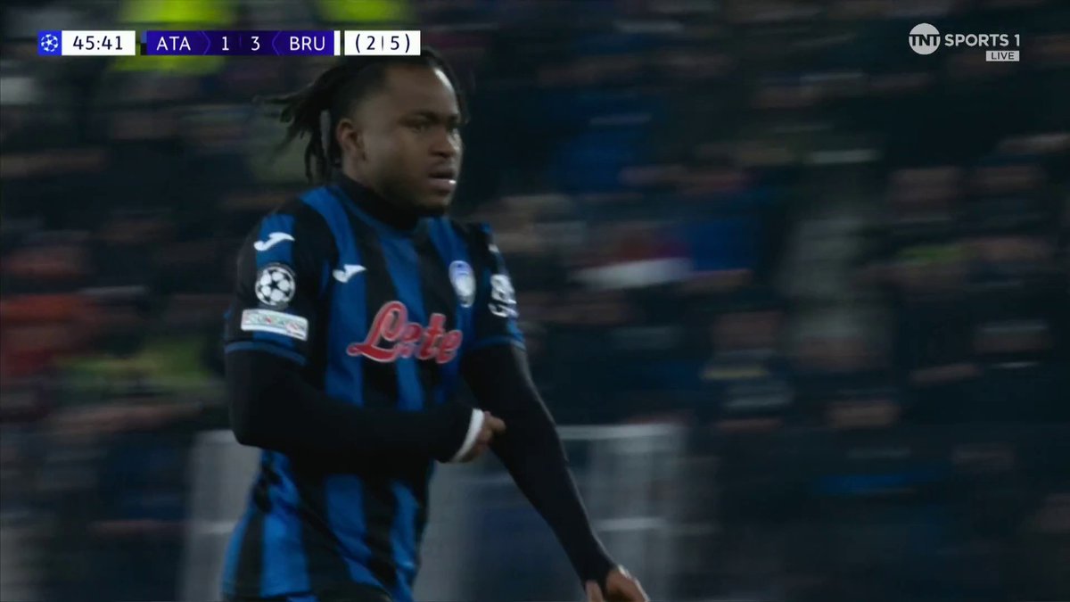 Instant impact from Ademola Lookman ⚡️ Off the bench and straight onto the scoresheet — Lookman wastes no time sparking Atalanta’s fightback! 📺 TNT Sports &amp; discovery+ UK
