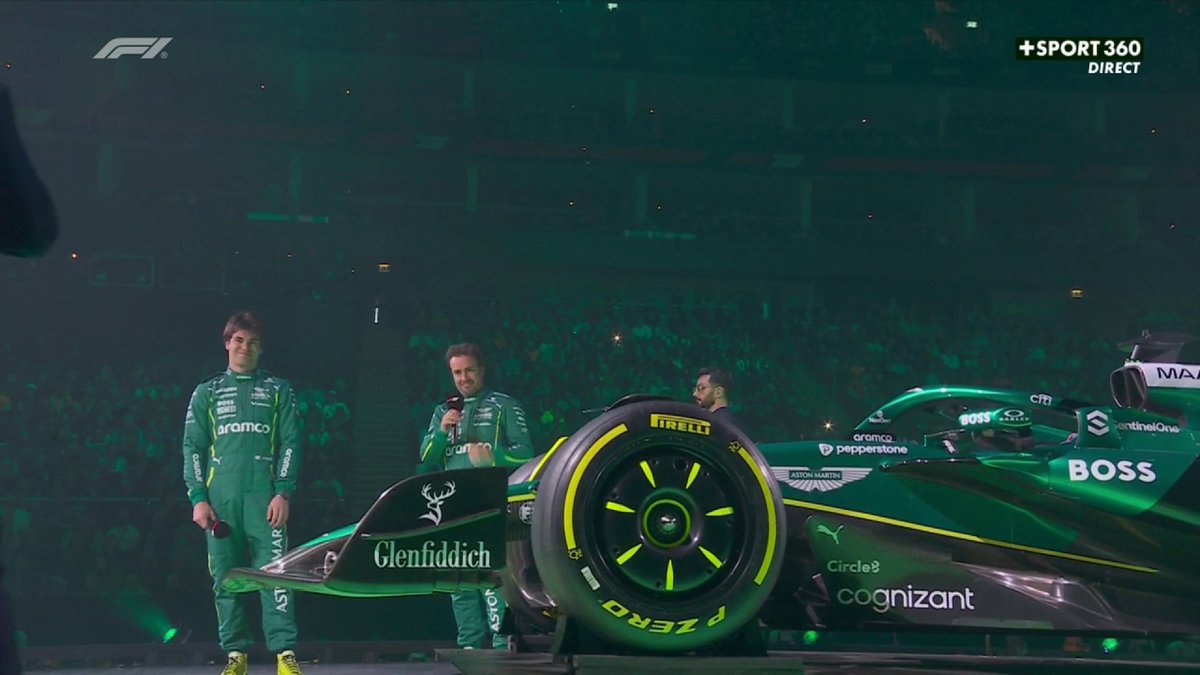 "La plus belle voiture de la soirée" d'après Fernando Alonso... c'est l'Aston Martin ! 🟢😁 D'accord avec lui ? #F1