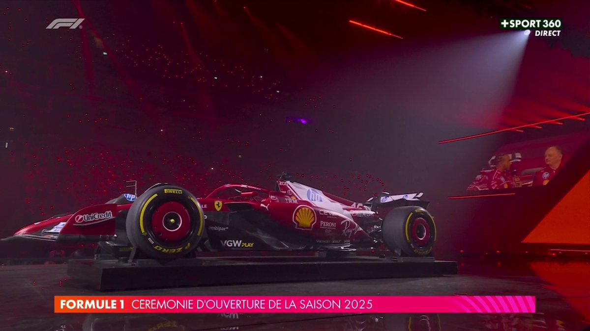 "Je me sens plein d'énergie. C'est très excitant de faire partie de cette nouvelle aventure !" 💪 Les premiers mots de Lewis Hamilton en rouge ! 😍 #F1