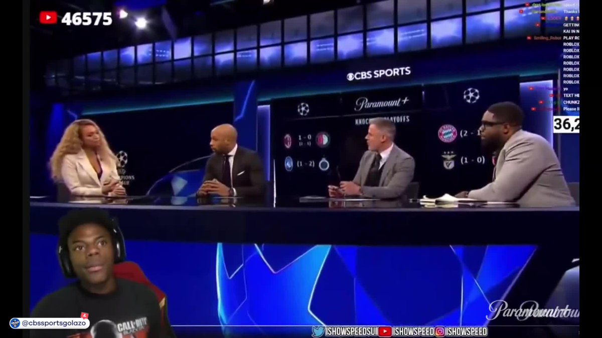 And now the CBS crew responded to Speed’s reaction 😂😂😂