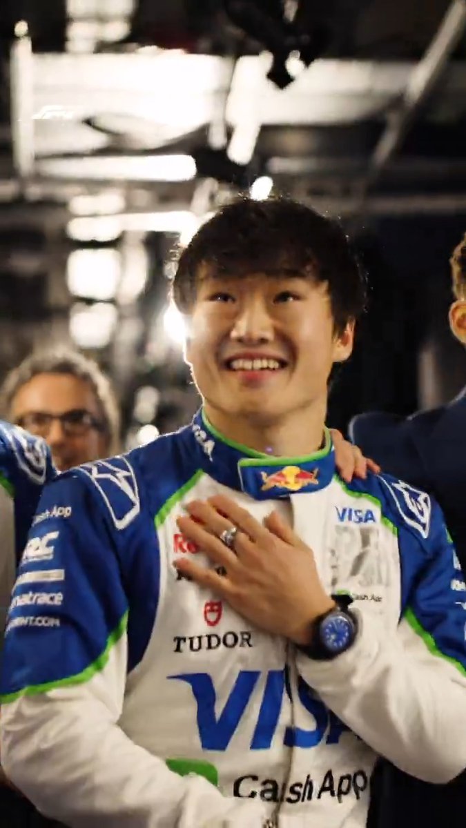 Beyonce sweetie I'm so sorry... Yuki gets a bit lost backstage at The O2 😂 #F175LIVE Visa Cash App Racing Bulls F1 Team