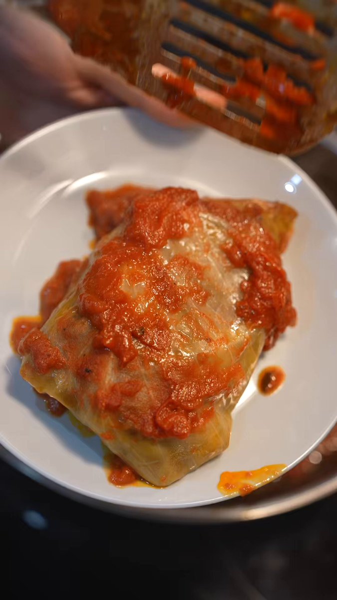 Being from a Polish family, this one hits home. Gołąbki (Polish stuffed cabbage rolls). Simmer some crushed tomatoes with some Worcestershire, honey, salt and pepper. Take a whole cabbage and cut out the core, then blanch in boiling water core side down for a minute or so. When the cabbage cools down slightly, take some pork, beef, leftover cooked rice, salt, pepper and mix it up. Slowly peel the cabbage leaves and try not to tear them. Add your mix into the leaves and roll them up. Add a layer of sauce to your baking pan, then the cabbage rolls, then top with sauce again. Cook covered low and slow at 350 for about an hour or so. I usually cook uncovered for 15 minutes initially at 400, then lower to 350, cover and bake the other 45. These are simple, delicious and healthy.