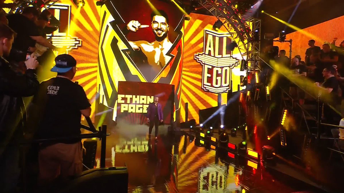 You just knew “All Ego” Ethan Page was going to have something to say 🙄 #WWENXT