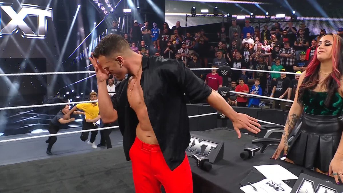 "RICKY SAINTS IS NXT!" The revolution has begun! 🙌 #WWENXT