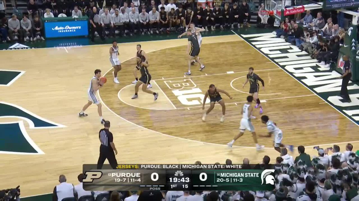 Dunk city, population: Michigan State Men's Basketball 💥 The Spartans were flying in their win over Purdue. #B1GMBBall