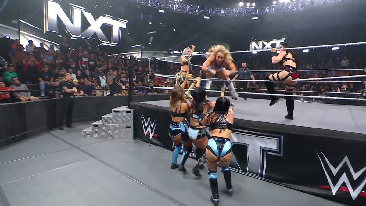 It's already chaos in our main event! ๐ #WWENXT