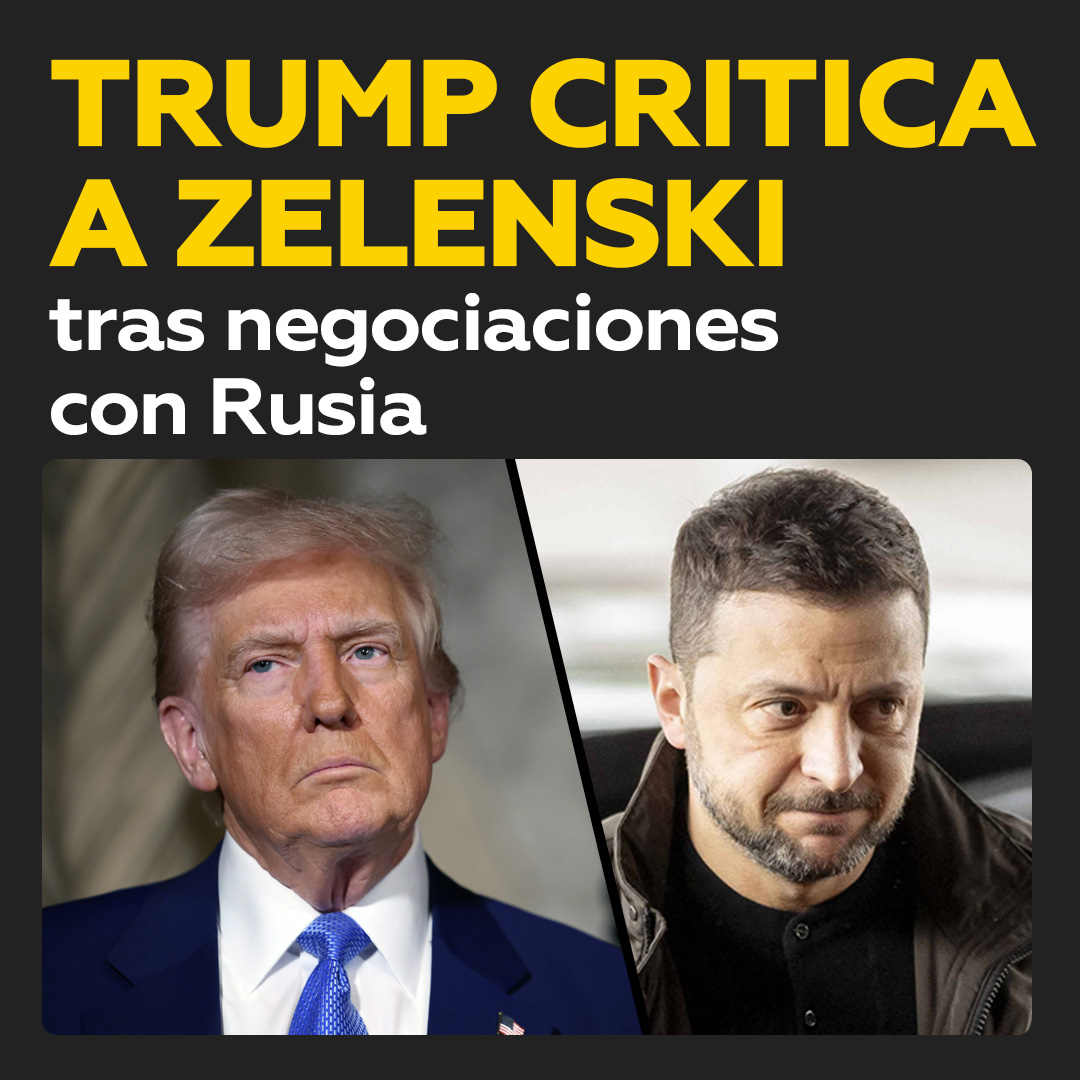 🇺🇸🇺🇦🇷🇺 | GUERRA UCRANIA-RUSIA: El presidente de EEUU, Donald Trump, lanzó duras críticas hacia el líder ucraniano, Vladímir Zelenski, justo después de finalizadas las negociaciones entre EEUU y Rusia en Riad.