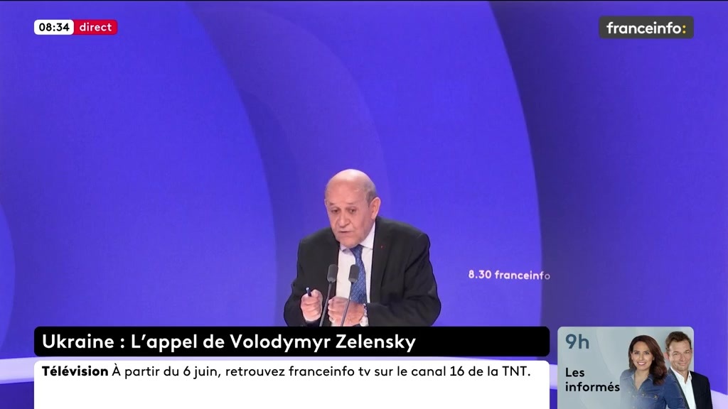 🔴 Guerre en Ukraine ➡️ "On est en train d'assister à une espèce de quitus donné par les États-Unis à l'agression Russe en Ukraine. Tout se présente comme si nous étions dans une espèce de renversement d'alliances", dit Jean-Yves Le Drian, ancien ministre des Affaires étrangères.