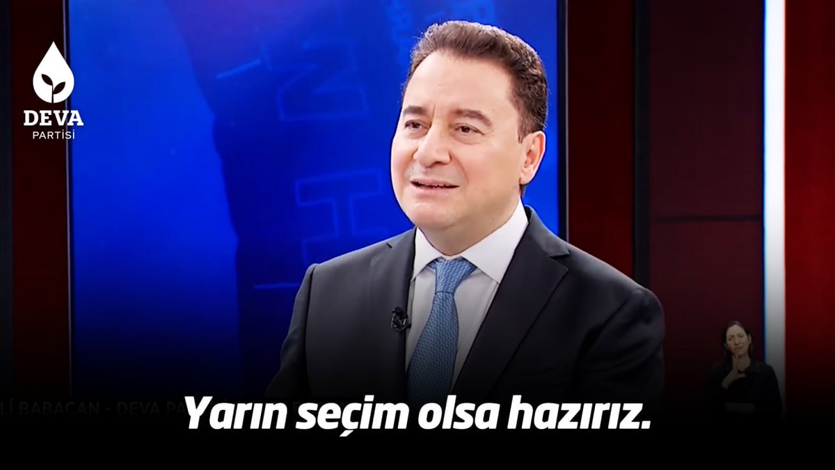 Yarın seçim olsa hazırız.